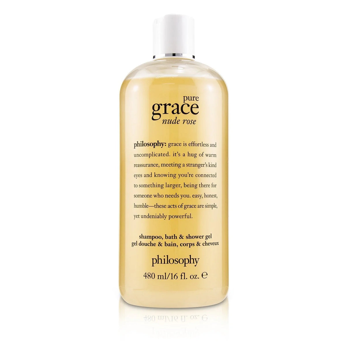Pure Grace Nude Rose Shampoo, Bath & Shower Gel 480ml/16oz W793