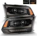 Black LED Projector Headlights P774490