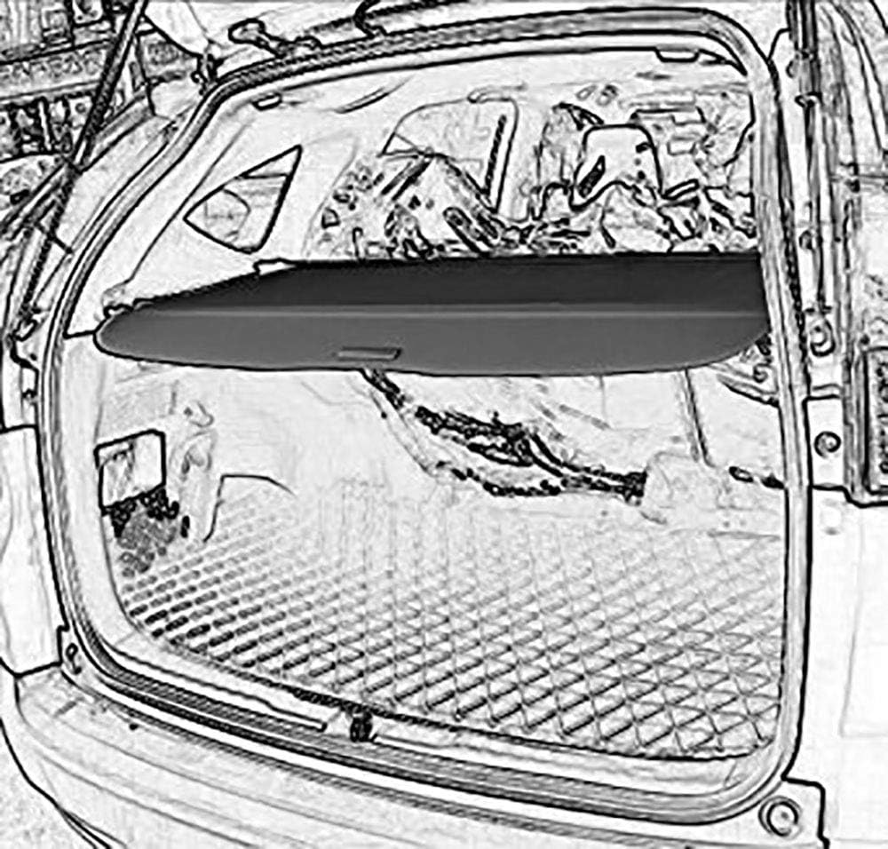 Black Retractable Cargo Cover Pack of 2 Y321338