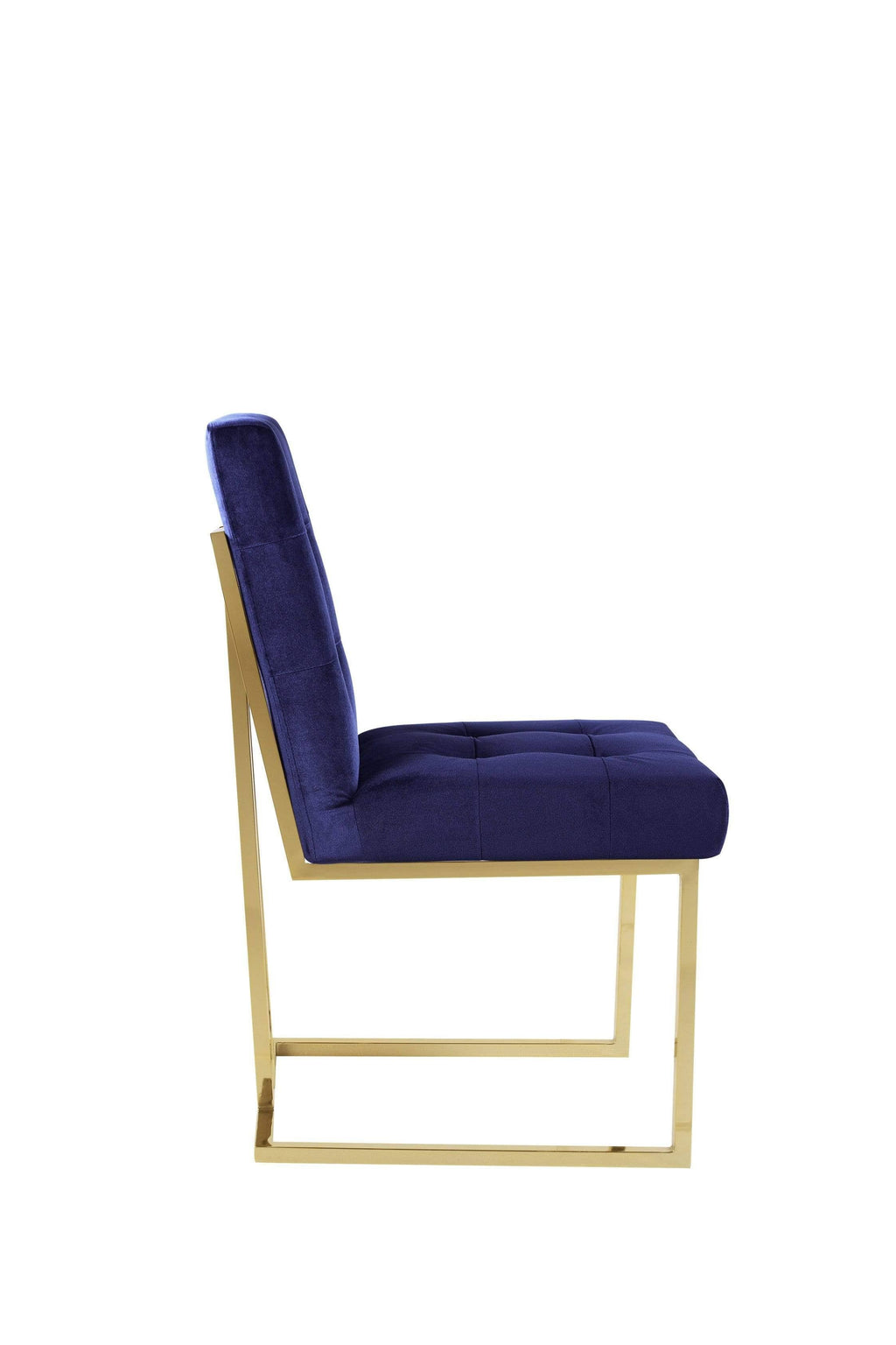 Taupe Tufted Velvet Dining Side Chair F65177