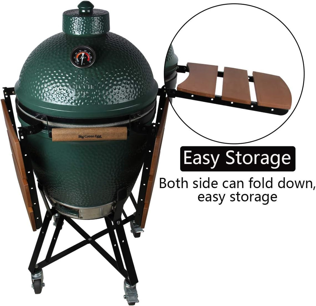HDPE Folding Side Shelves for Big Green Egg, Set of 2 Z1128