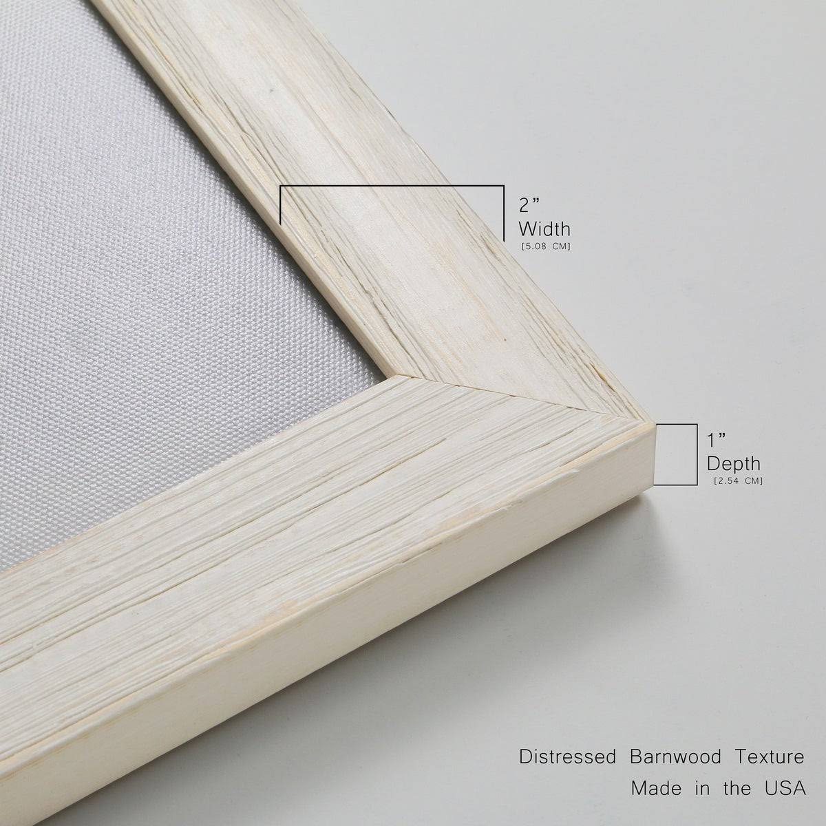 Premium Framed Canvas - 20x20 - White C60999