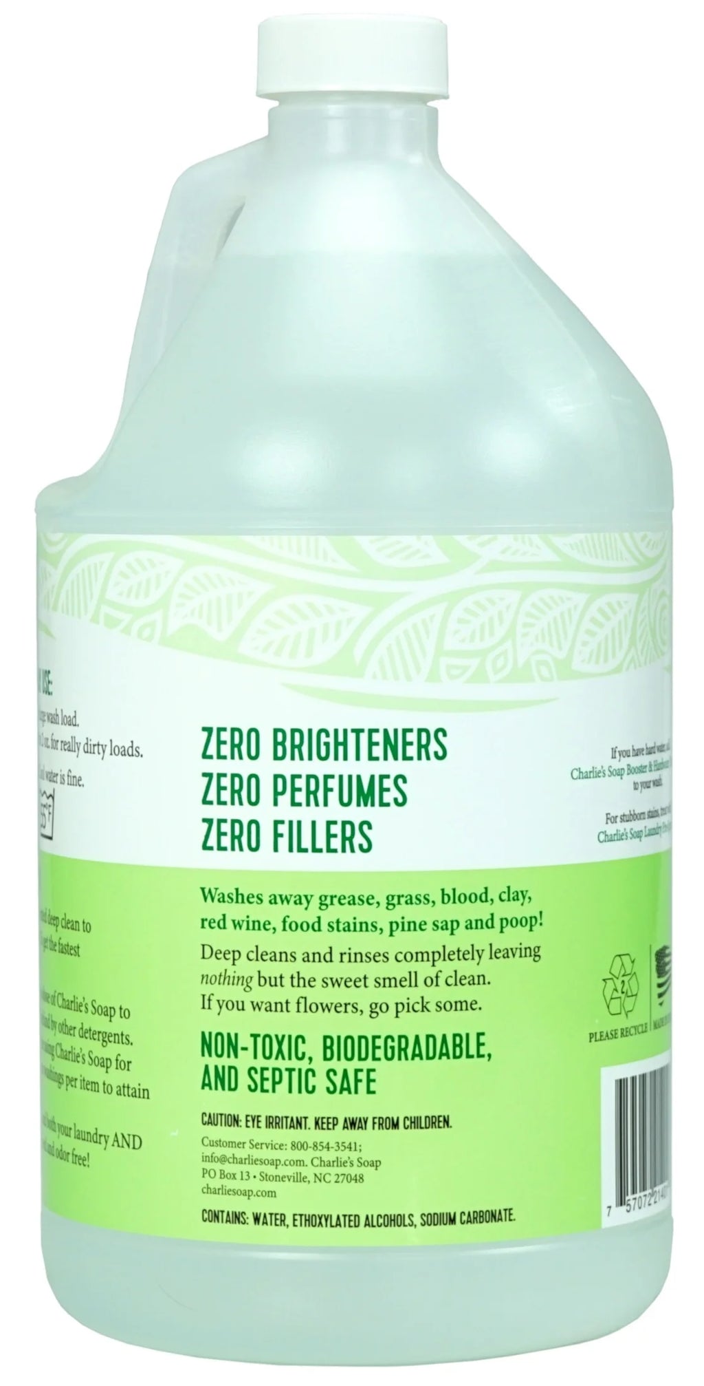 Natural Hypoallergenic Laundry Detergent with Pump (160 Loads, 1 Pack) N161