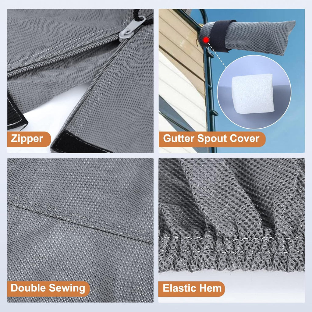 Heavy Duty 5 Layers Anti-UV Travel Trailer Cover E907