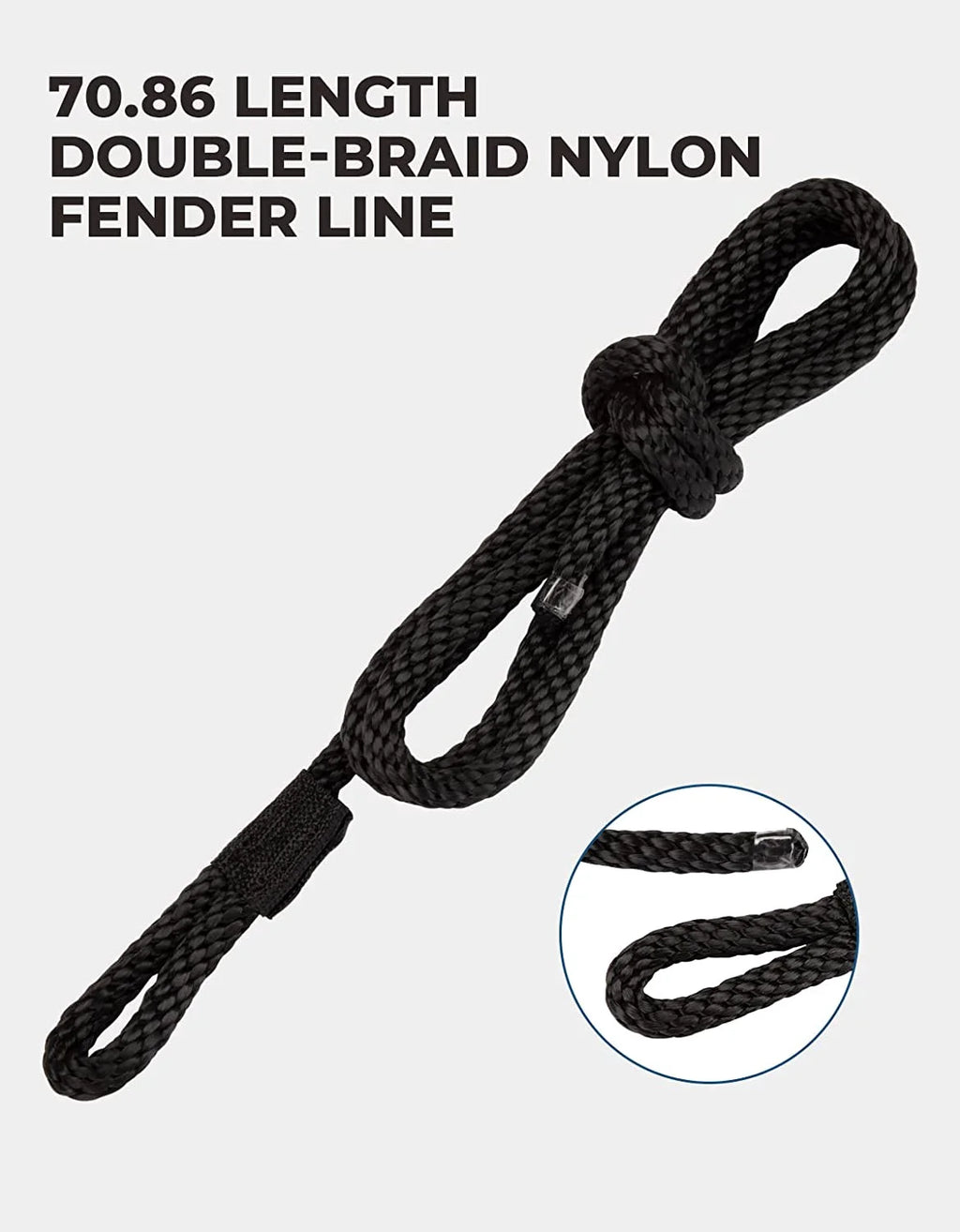 4 Pack Inflatable Boat Fenders Bumpers with 4 Ropes and Pump (5.5*20in) Y908992