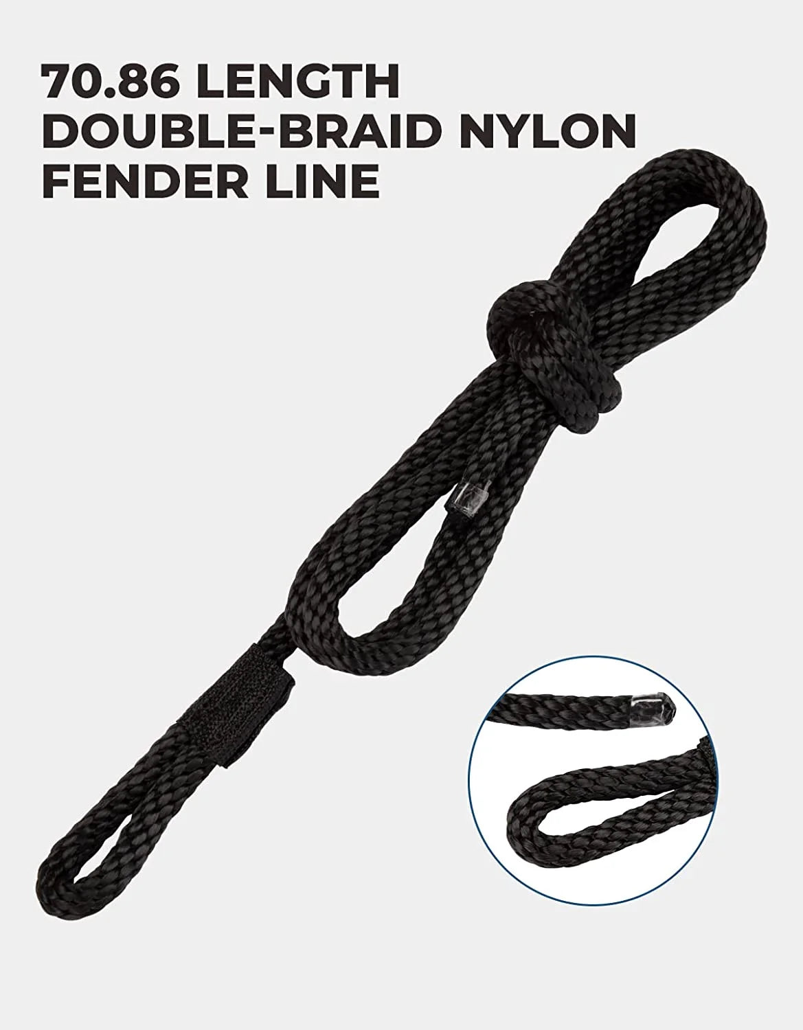 4 Pack Inflatable Boat Fenders Bumpers with 4 Ropes and Pump (5.5*20in) Y908992