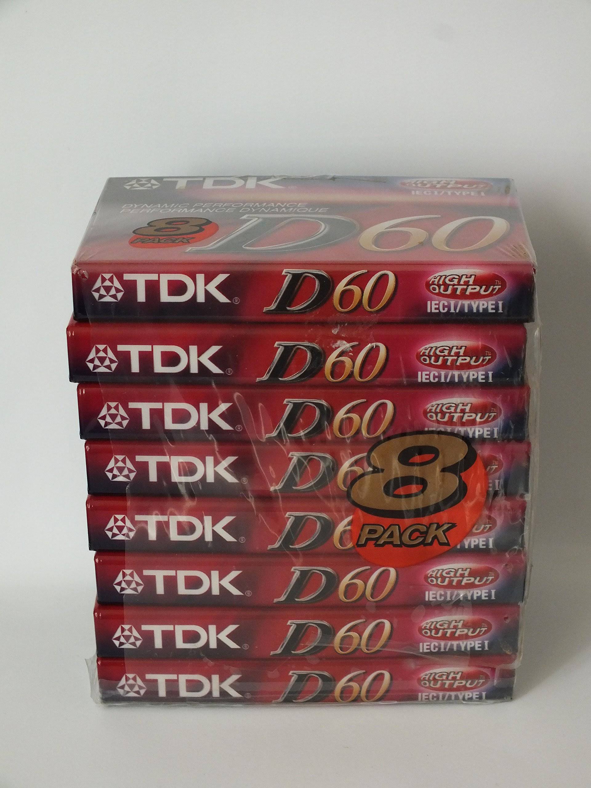 8 Pack Audio Cassette Tapes Z480
