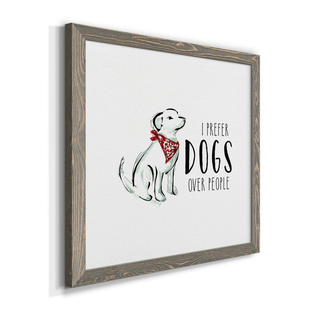 Premium Framed Canvas - 20x20 - White C60999