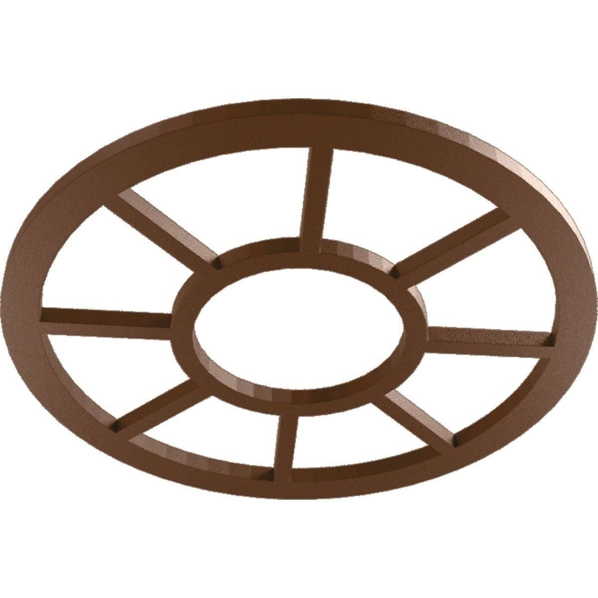 36x22OD x 13 1/8x22ID x 1x22P PVC Pierced Ceiling Medallion T745451