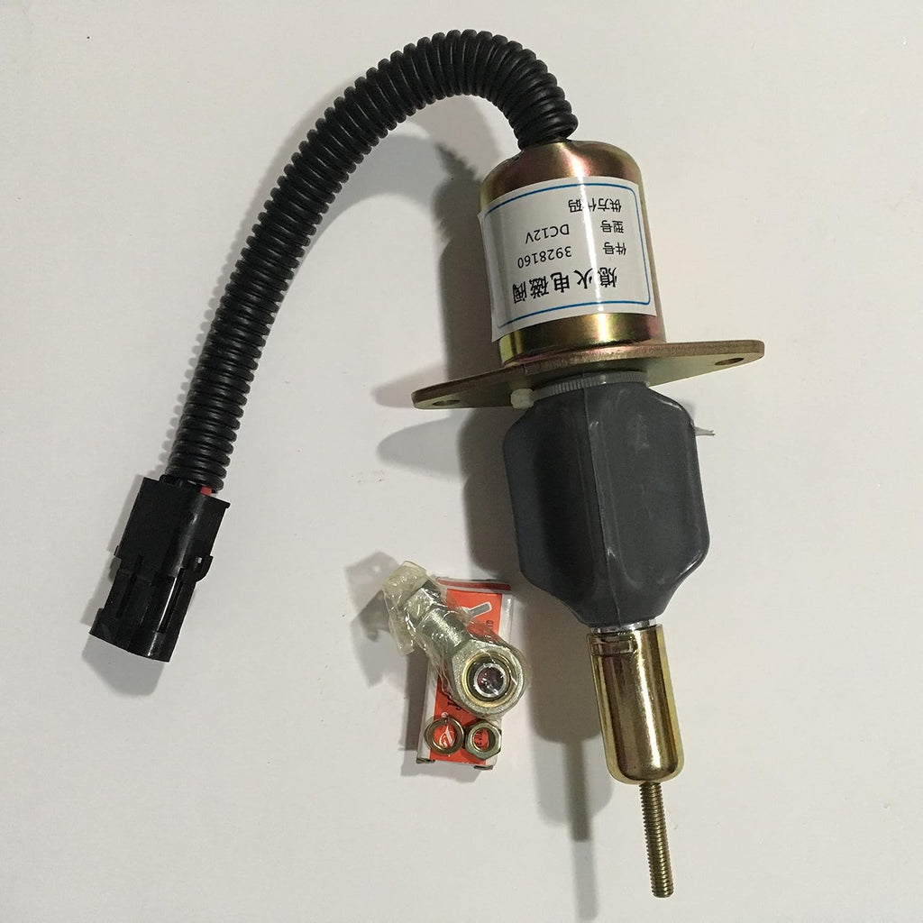 12V Shutdown Solenoid for Cummins 6CTA 8.3L Engine, Pack of 2 V825