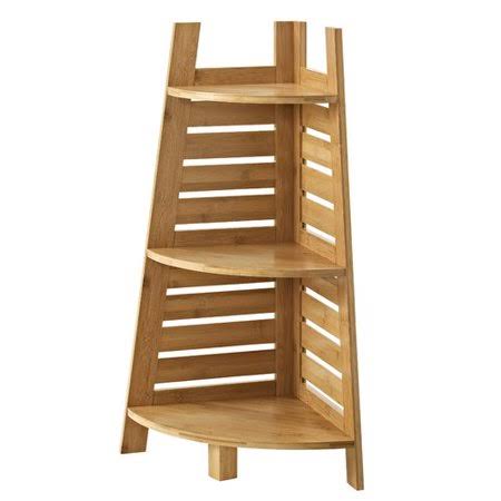 Brown Corner Bookcase A64633