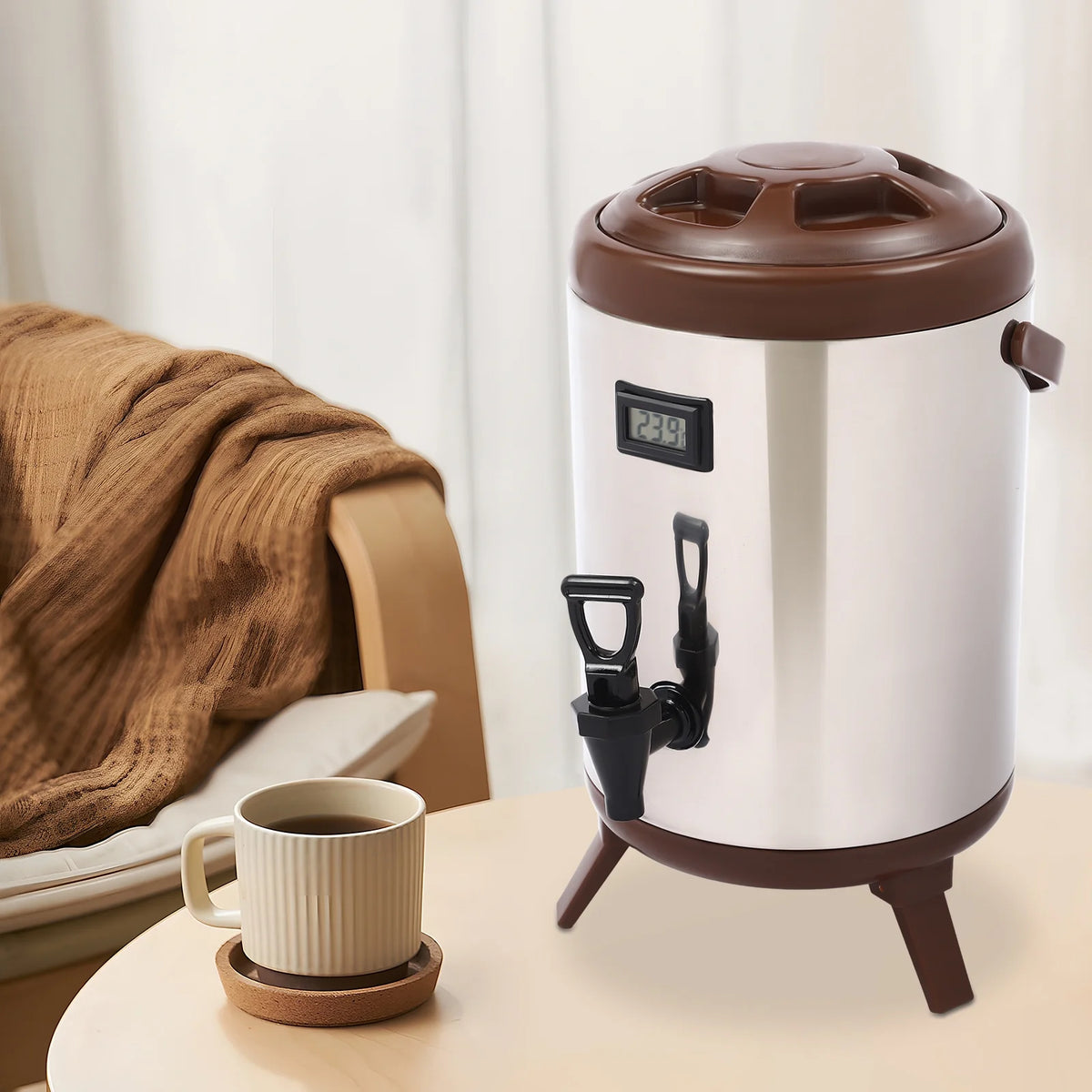 8L Stainless Steel Insulated Beverage Dispenser W826