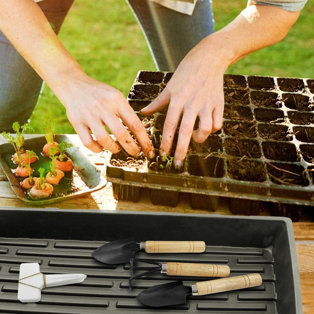 18 Pcs Seed Starter Tray with Base Tray, 72 Cells, No Drain Holes, Pack of 2 Z724548