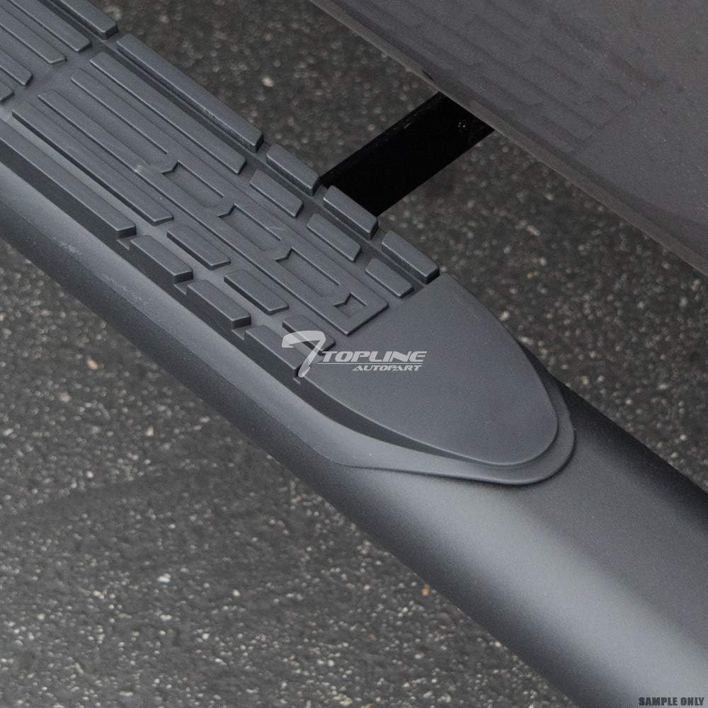 Oval Matte Black Side Step Nerf Bars Running Boards R29863