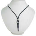 925 Rubber Atlas Bar Pendant B617