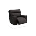 Brown Leather Power Reclining Armchair G909080
