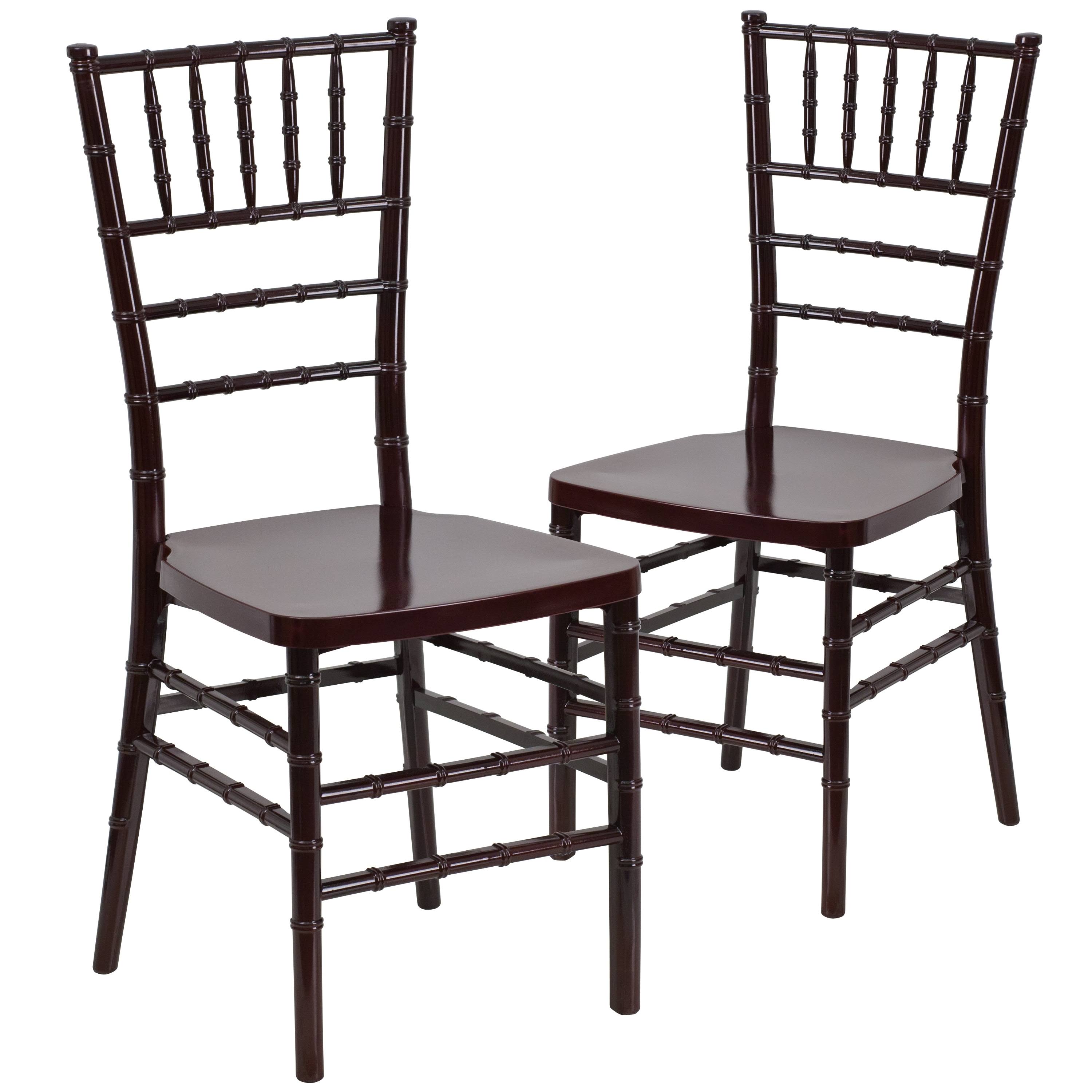 2 Pack Resin Stacking Chiavari Chair J71835