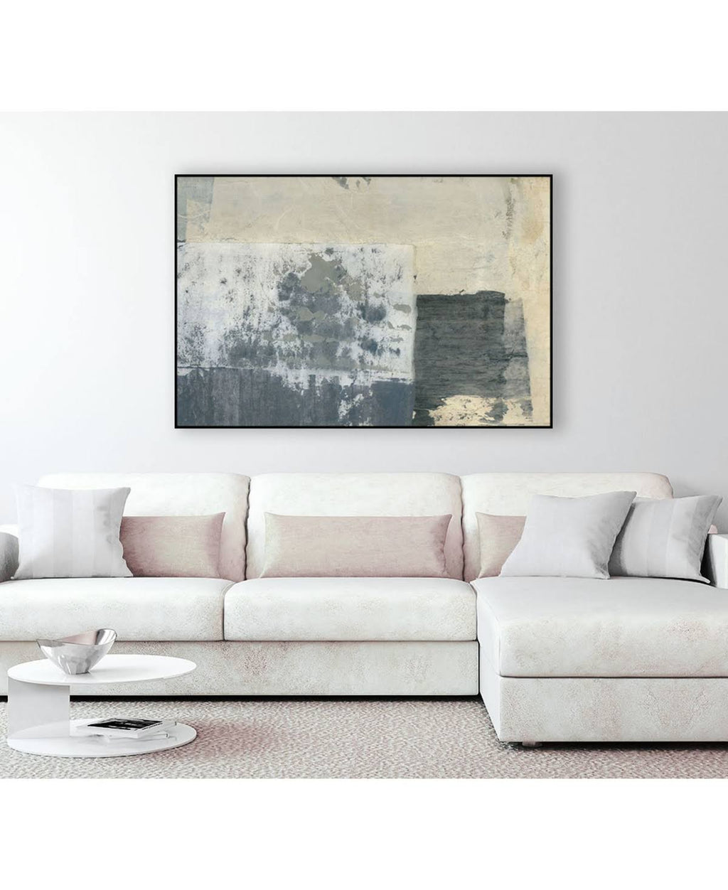 Framed Canvas Art Block - Tan G506679