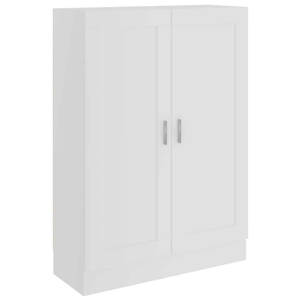 Book Cabinet White and Sonoma Oak Chipboard N925841