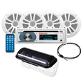 Marine Receiver Speakers with Bluetooth CD USB L38958