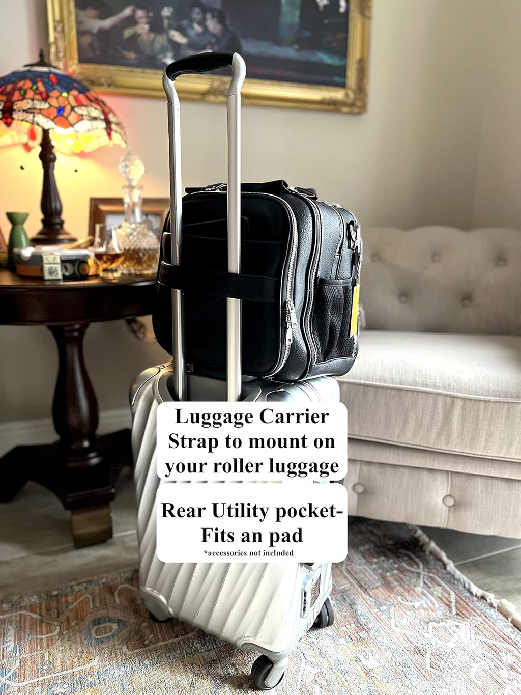 Aviation Flight Bag with Large Exterior Pockets Q408886
