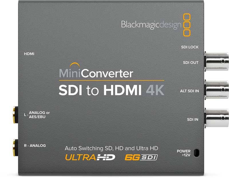 SDI to HDMI 4K Mini Converter F66355