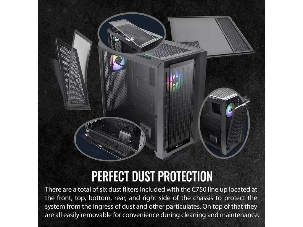 Full Tower with Tempered Glass Front & Side Panel D821960