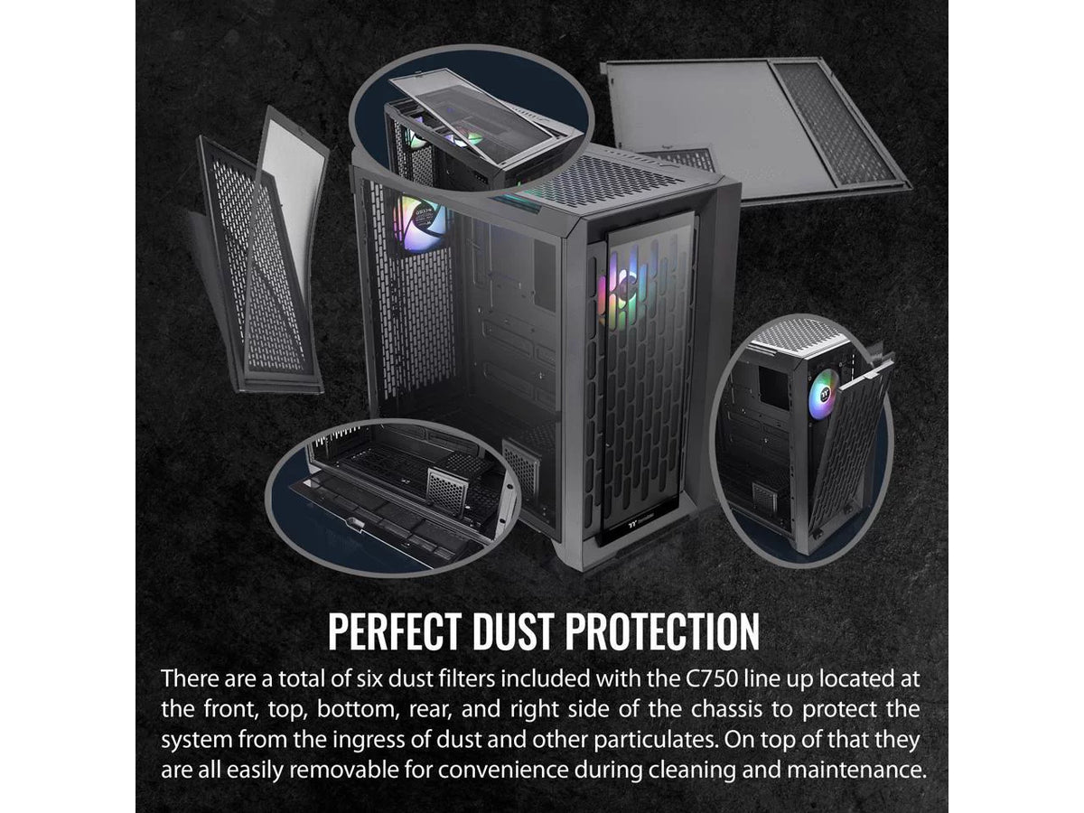 Full Tower with Tempered Glass Front & Side Panel D821960