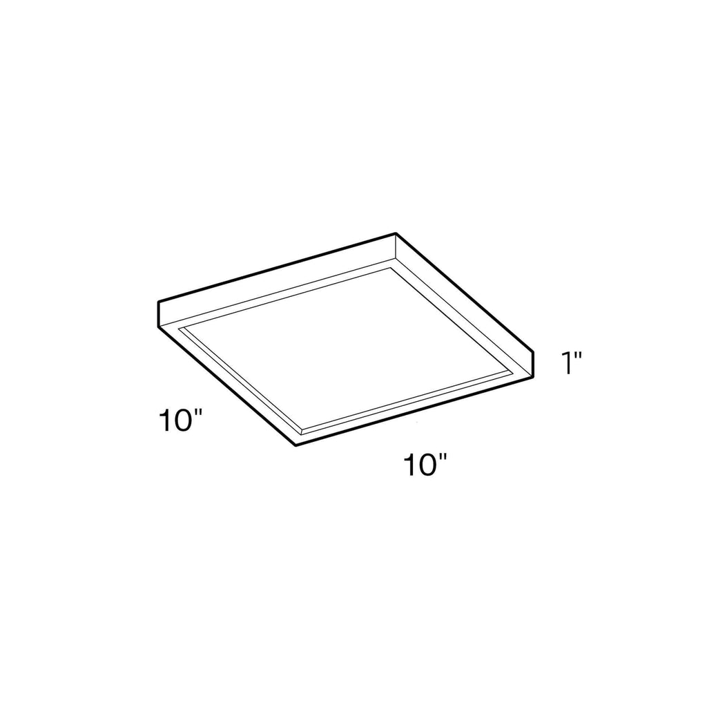 10 inch Satin Nickel LED Flushmount X47620