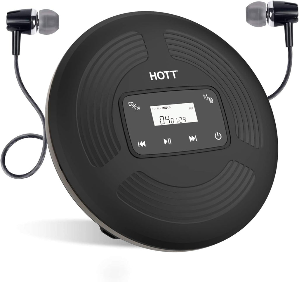 Portable CD Player with Bluetooth 5.0 and FM Transmitter Z25618