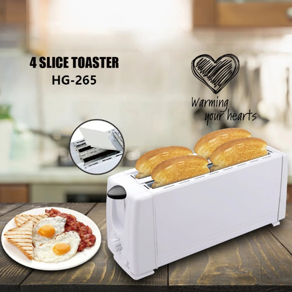 Stainless Steel Toaster Maker for Four Pieces Bread I8633