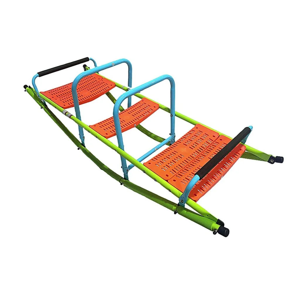 3-Person Heavy Duty Metal Kids Seesaw Teeter Totter T7558