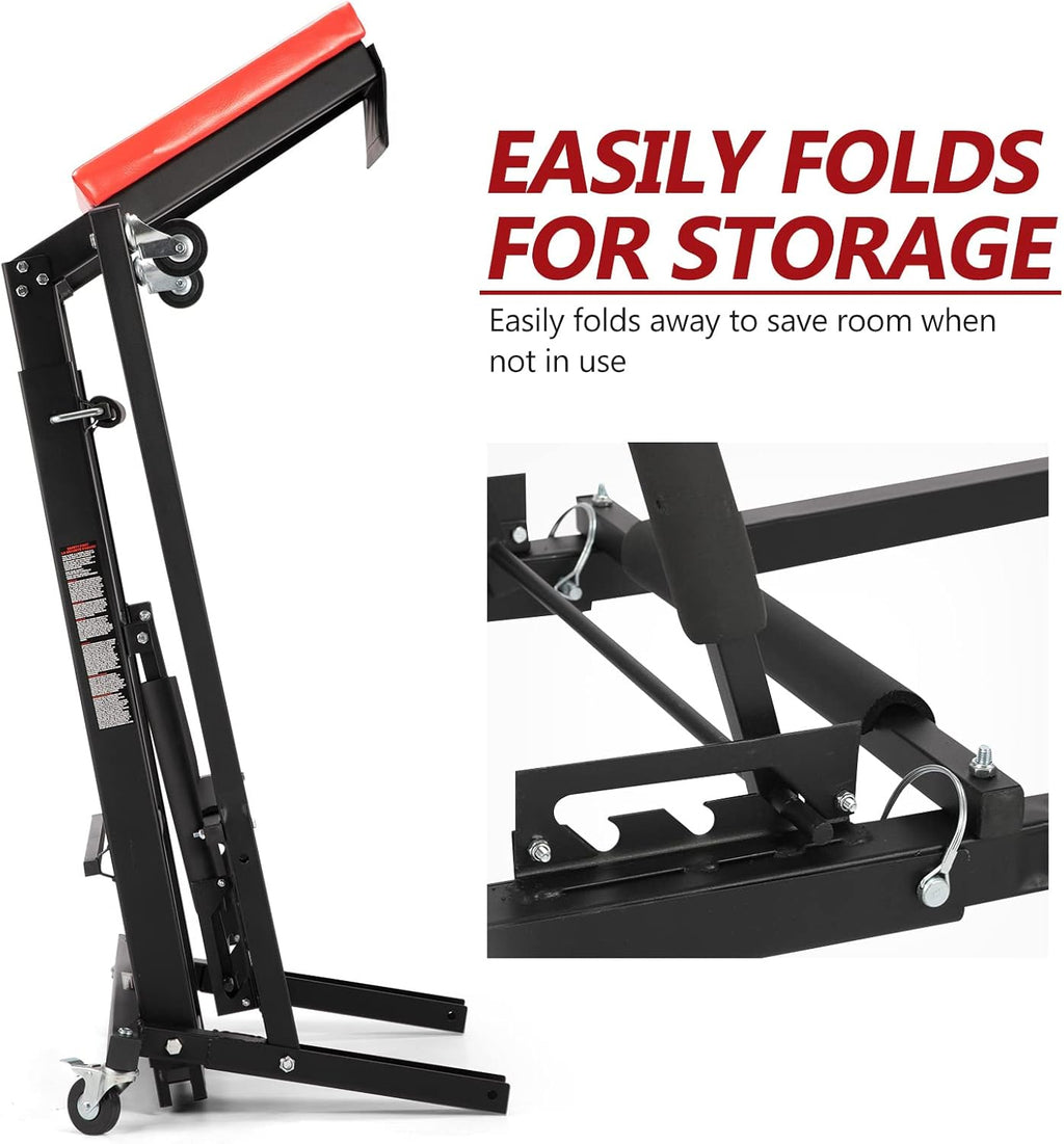 Adjustable Height Foldable Shop Mechanic Creeper Workstation T507