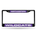 Black and Purple License Plate Cover L723