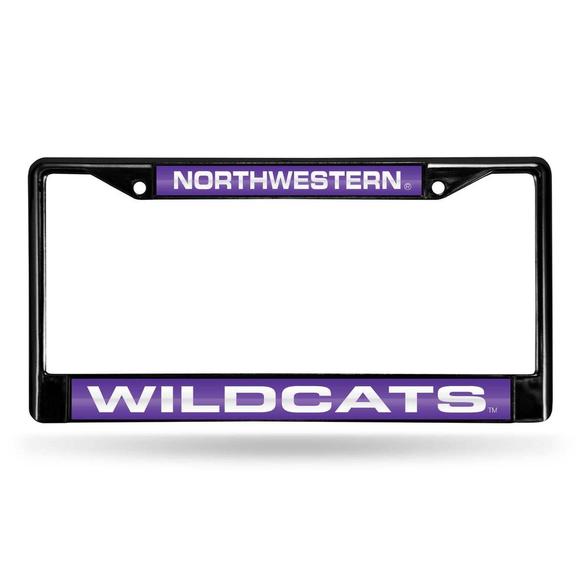 Black and Purple License Plate Cover L723