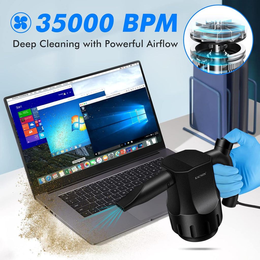 Compressed Air Electric Air Duster for Computer Keyboard Electronics T623475