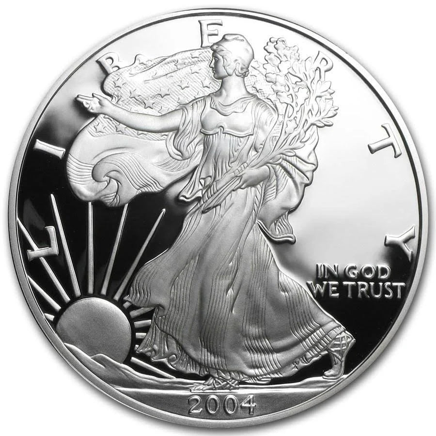 1 oz Proof Silver American Eagle with Box & COA M147890