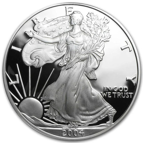 1 oz Proof Silver American Eagle with Box & COA M147890