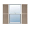 18 inchw x 40 inchh Vinyl Open Louver Shutters Q256