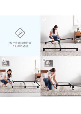 Black California King Steelock Bed Frame I32895