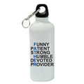 White Aluminum Sports 20 oz Water Bottle L669124