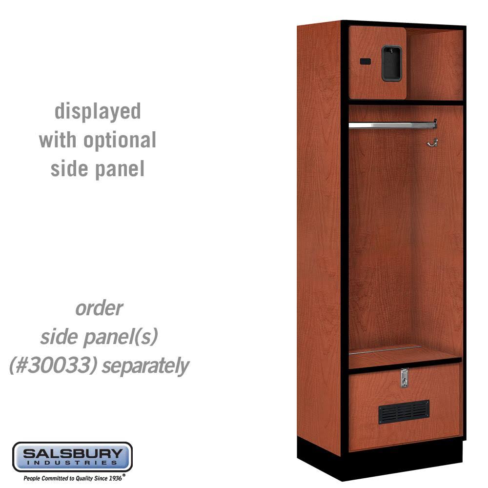 Blue 18-Inch Wood Locker W490212