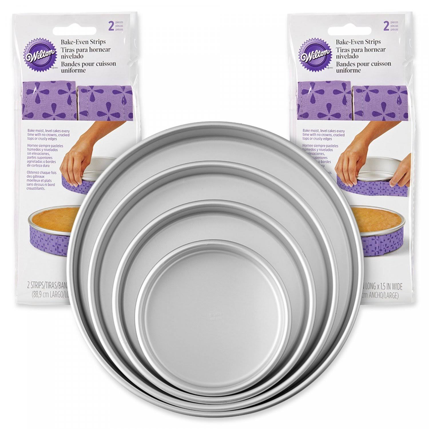 8 Piece Round Cake Pan Set W53278