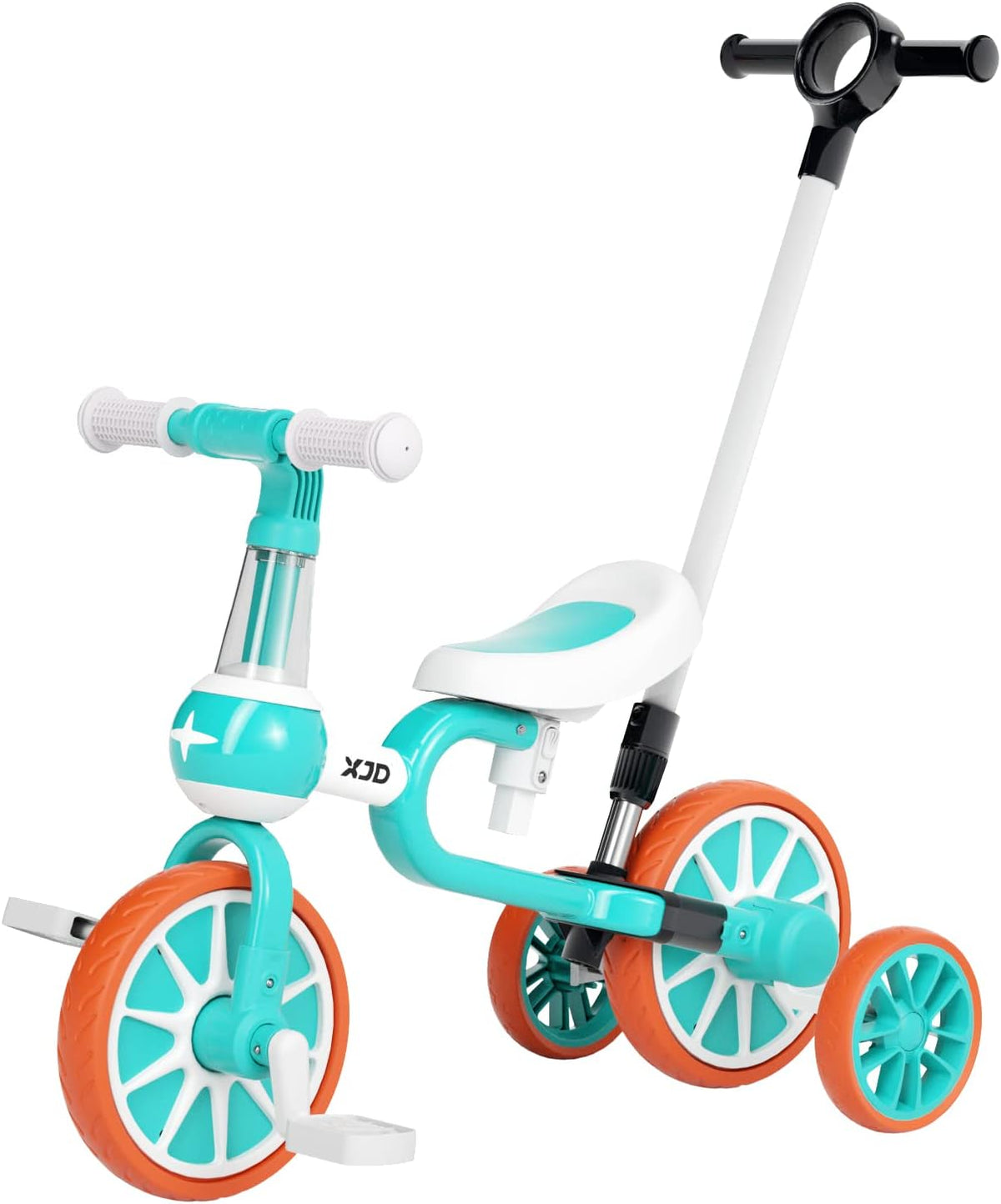 3 in 1 Baby Balance Bike Tricycle with Adjustable Seat Detachable Pedal, Blue Pack of 2 X279728