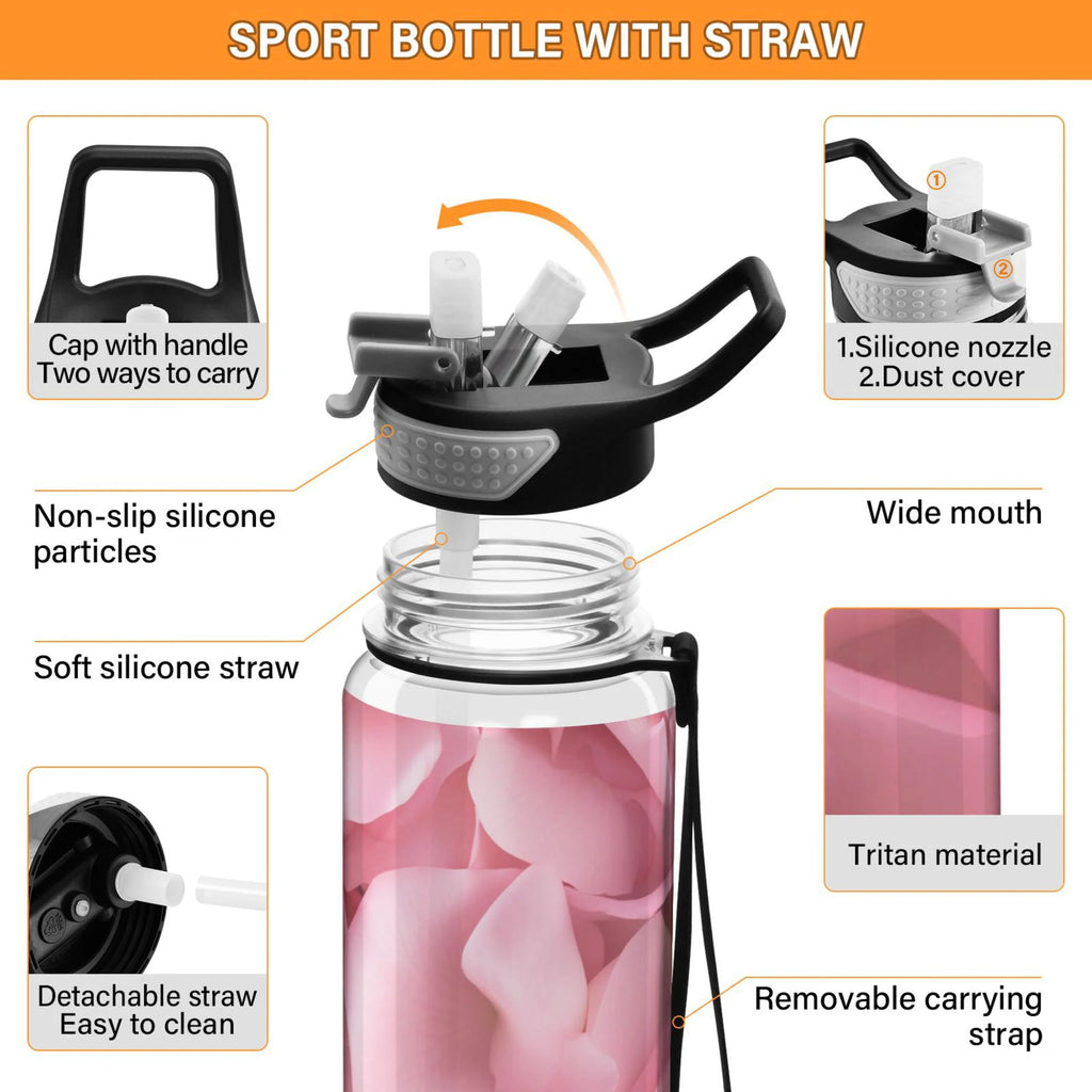 32oz Tritan Water Bottle with Straw U520