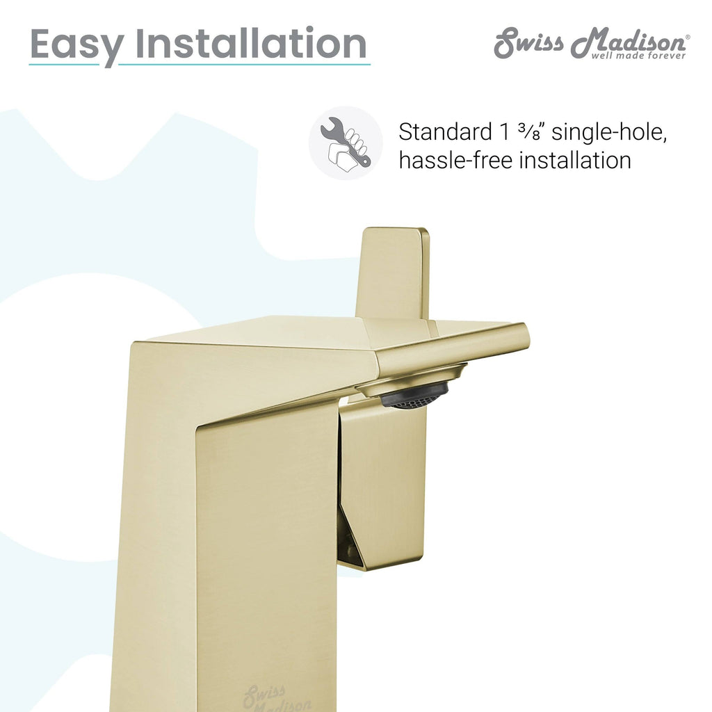 Chrome Single Handle Bathroom Faucet Y966222