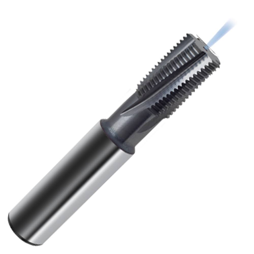Carbide Thread Mill, 5 Flutes, TiCN Coated, Coolant Through K9823