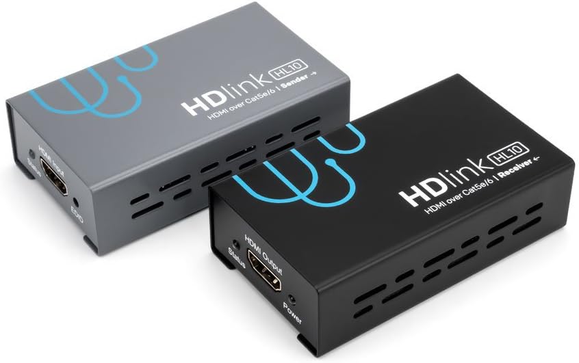 1x4 HDMI Extender Splitter Over cat5e/6, 160 ft, Black Z8293