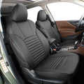 Custom Fit Full Set Car Seat Covers Leatherette Black V8731
