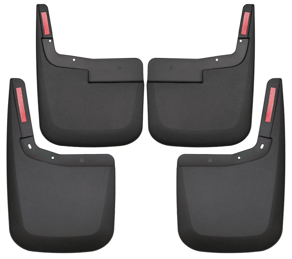 Black Front and Rear Mud Guards O9607